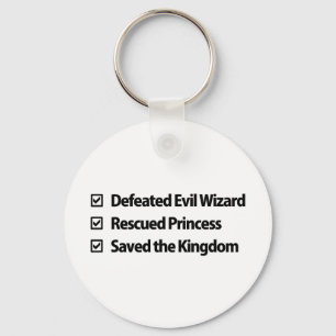 Gamer Checklist Keychain