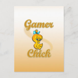 Gamer Chick Postcard