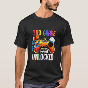 Gamer Ck To School Gamepad 3rd Third Grade Level U T-Shirt