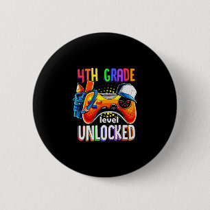 Gamer Ck To School Gamepad 4th Fourth Grade Level 2 Inch Round Button