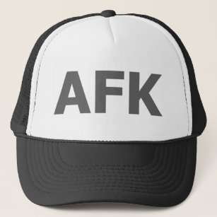 Gamer Computer Humour Away From Keyboard AFK Geek  Trucker Hat