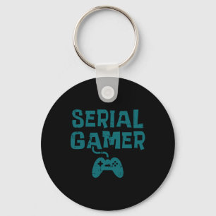 Gamer Controller Fun Gaming Video Game Lover Boys  Keychain