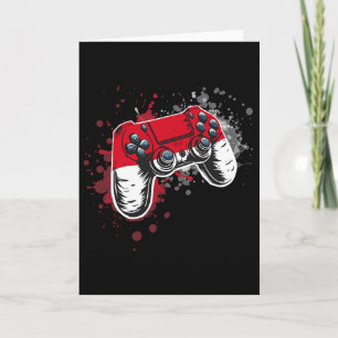 Gamer Controller With Monaco Flag Card