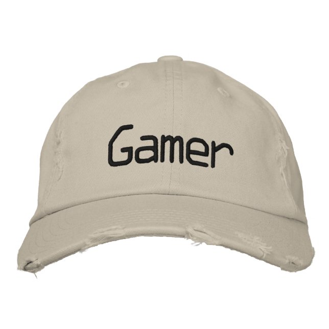 Gamer - Customized Embroidered Hat (Front)