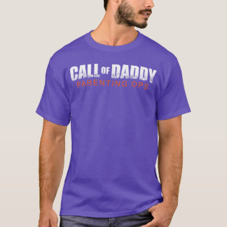 Gamer Dad Call of Daddy Call of Dad Parenting Ops T-Shirt