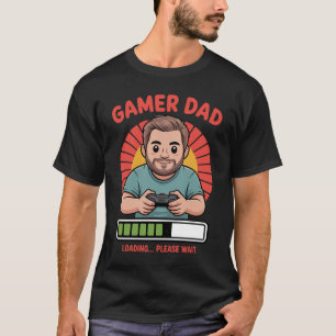 Gamer Dad tshirt for video game lovers and fathers
