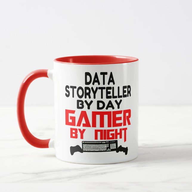 Gamer Data Storyteller Mug (Left)