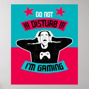 Gamer Do Not Disturb Funny Sign