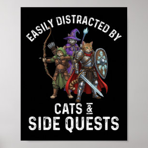 Gamer Easily Distracted  Poster