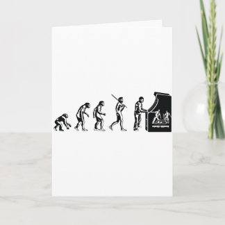 Gamer Evolution - Game Video Games Arcade Geek Card