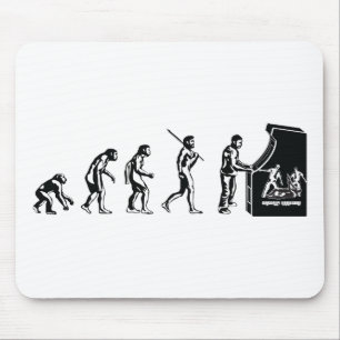 Gamer Evolution - Game Video Games Arcade Geek Mouse Pad