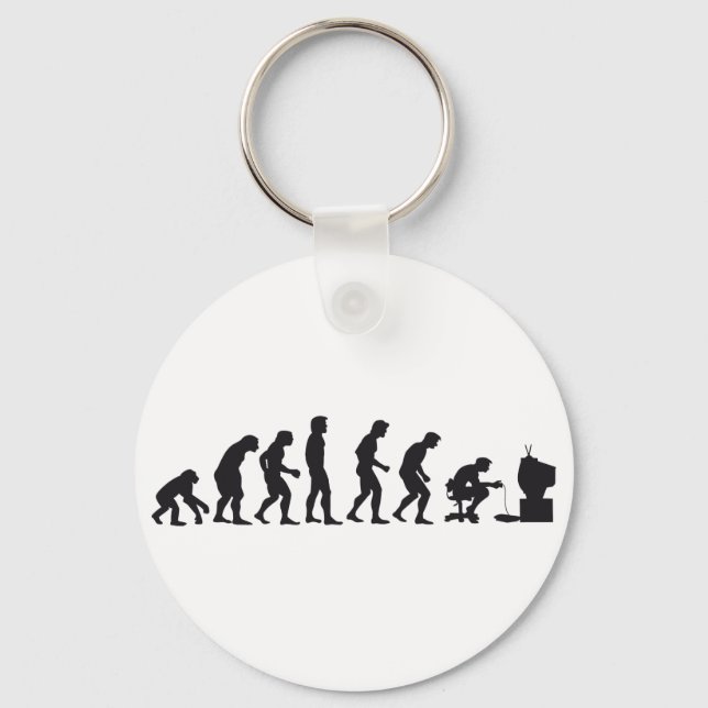 Gamer Evolution Keychain (Front)