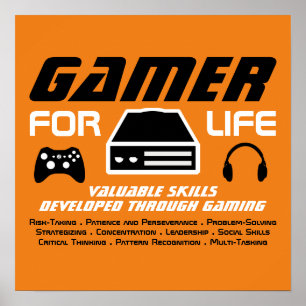 Gamer for Life Poster