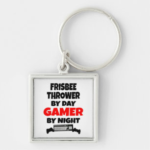 Gamer Frisbee Thrower Keychain