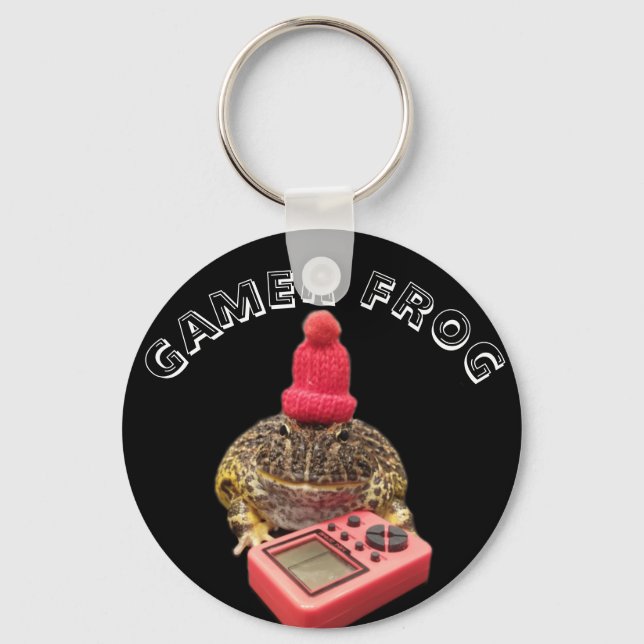Gamer Frog Keychain (Front)