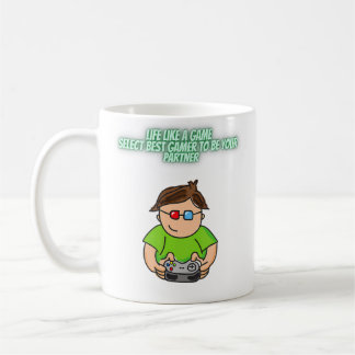 Gamer From His Or Her Partner I Love My Gamer Coffee Mug
