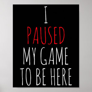 Gamer Funny Gaming Gift Tee Streamer Poster