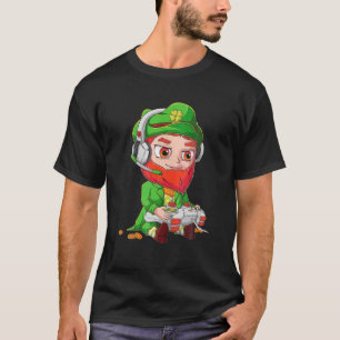 Gamer Funny Toys Lucky Charms St Patricks Day Kids T-Shirt