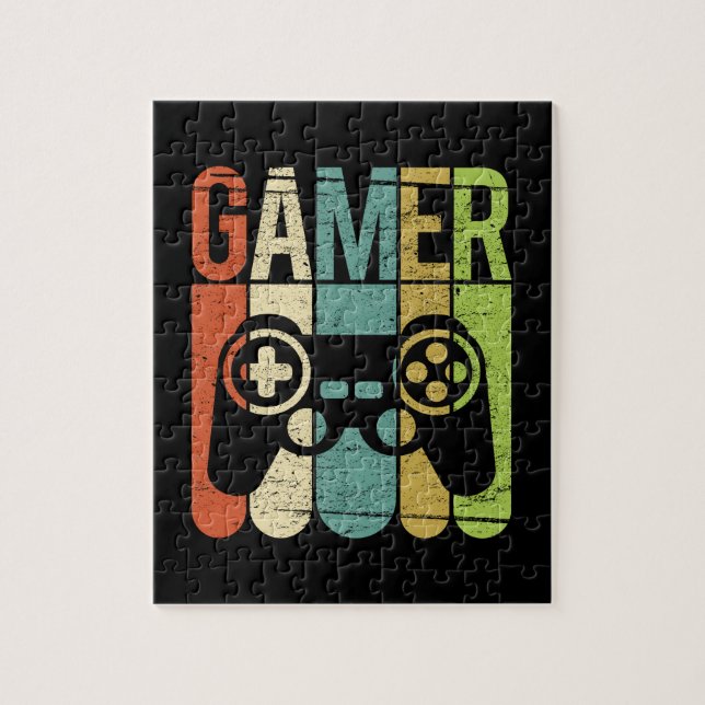 Gamer Game Controller Jigsaw Puzzle (Vertical)