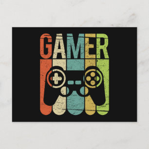 Gamer Game Controller Postcard