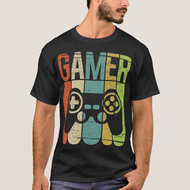 Gamer Game Controller T-Shirt (Front)