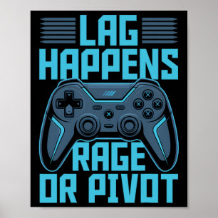 Gamer Gaming Controller Video Game Poster