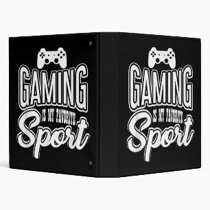 Gamer - Gaming Is My Favourite Sport Binder