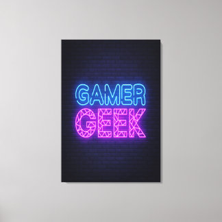 Gamer Geek Canvas Print