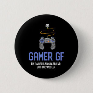 Gamer Gf Gaming Girlfriend 2 Inch Round Button