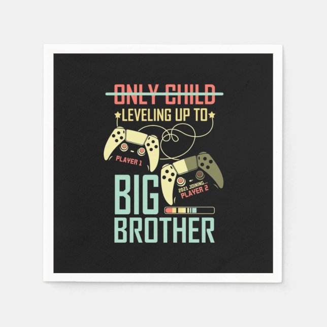 Gamer Gift | Big Brother 2021 Gamer Napkin (Front)