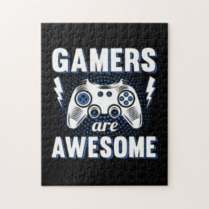 Gamer Gift   Gamers Are Awesome Jigsaw Puzzle