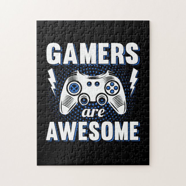 Gamer Gift | Gamers Are Awesome Jigsaw Puzzle (Vertical)