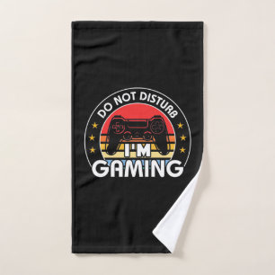 Gamer Gift I Am Gaming Do Not Disturb Hand Towel