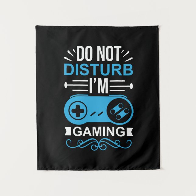 Gamer Gift I Am Gaming Tapestry (Front)