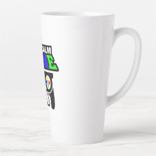 Gamer Gift Keep Calm Game On Latte Mug