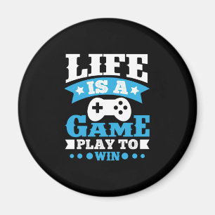Gamer Gift Life Is A Game Magnet