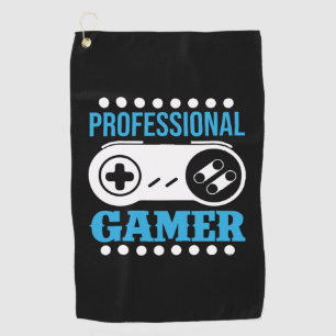 Gamer Gift Professional Gamer Golf Towel