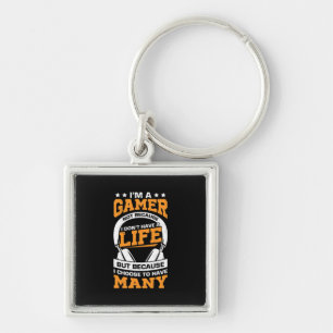 Gamer Gift   Proud I Am A Gamer Keychain