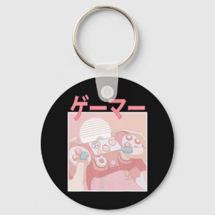 Gamer Girl Anime Kawaii Gaming Cute Video Game Wom Keychain