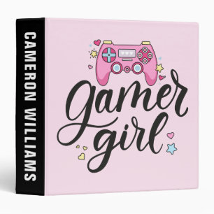 Gamer Girl Binder