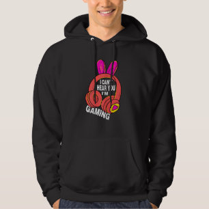 Gamer Girl CAN'T HEAR YOU I'M GAMING BUSY FUNNY VI Hoodie