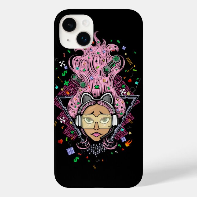 Gamer Girl Case-Mate iPhone Case (Back)