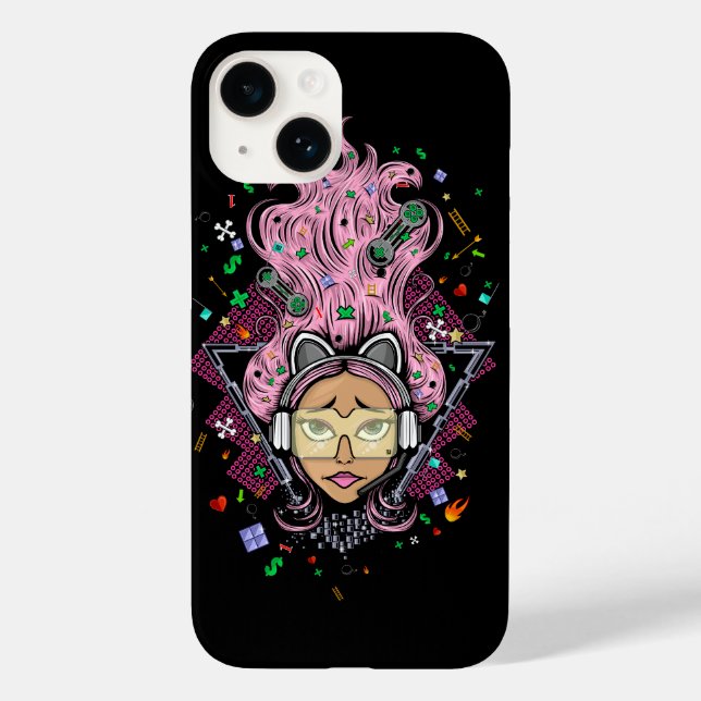 Gamer Girl Case-Mate iPhone Case (Back)