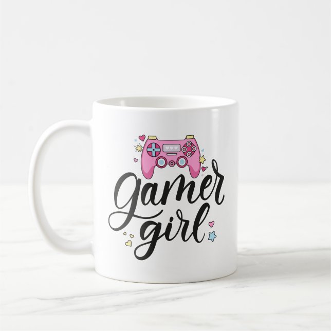 Gamer Girl Coffee Mug (Left)