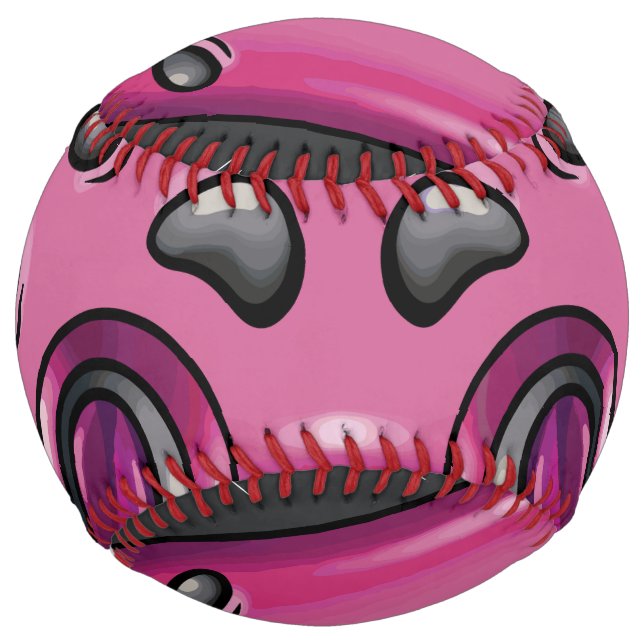 Gamer Girl design Softball (Front)