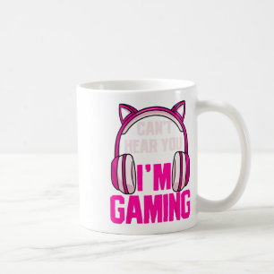Gamer Girl Gaming I Can't Hear You I'm Gaming Vide Coffee Mug