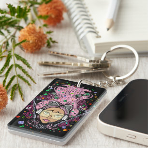Gamer Girl Keychain
