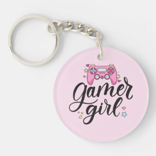 Gamer Girl Keychain