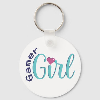 Gamer Girl Keychain - Perfect Gaming Gift