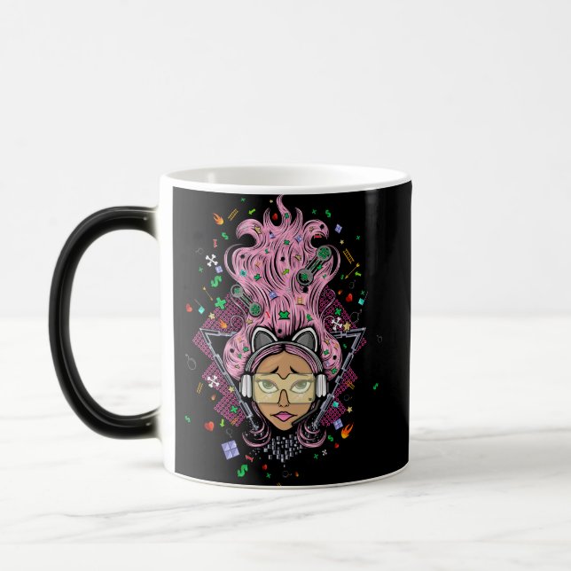 Gamer Girl Magic Mug (Left)